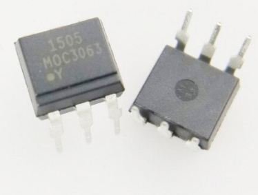 MOC3063 DIP-6 Triac Çıkışlı Optokuplör Entegresi