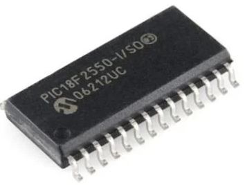 PIC18F2550 I/SO SMD SOIC-28 8-Bit 48MHz Entegre (18F2550)