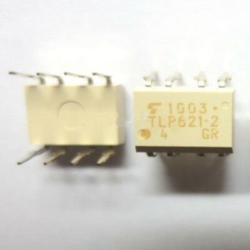 TLP621-2 DIP-8 Transistör Çıkışlı Optokuplör Entegresi