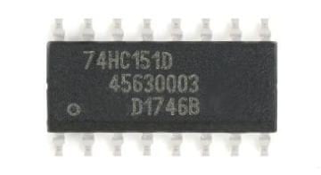 74HC151 SOIC-16 SMD Multiplexer Entegresi