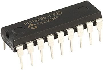 PIC16F88 I/P PDIP-18 8-Bit 20 MHz Mikrodenetleyici Entegre (16F88)