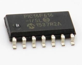 PIC16F616 I/SL SMD SOIC-14 8-Bit 20 MHz (16F616)