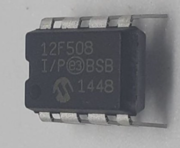 PIC12F508 I/P PDIP-8 8-Bit 4Mhz Mikrodenetleyici Entegre (12F508)