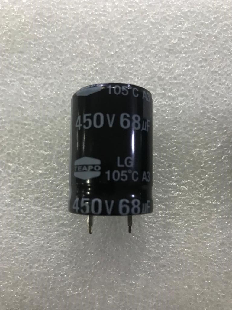 68UF 450V Snap Elektrolitik Kondansatör 25X25 105C