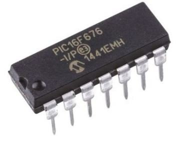 PIC16F676-I/P DIP-14 8-Bit 20 MHz Entegre
