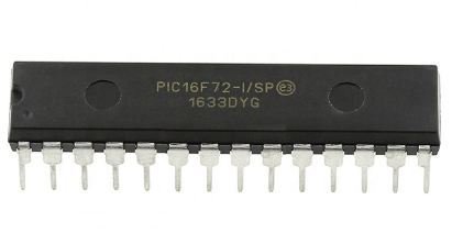 PIC16F72 I/SP DIP-28 8-Bit 20 MHz Mikrodenetleyici Entegre