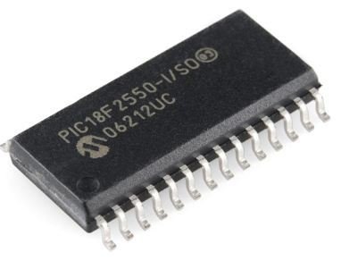 PIC18F2550 I/SO SMD SOIC-28 8-Bit 48MHz Entegre