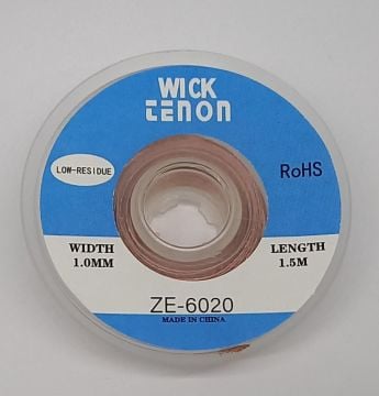 Wick Tenon ZE-6020 1MM Lehim Sökme Fitili