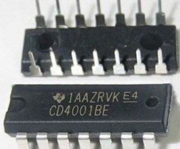 CD4001 DIP-14 Invertör ve Kapı Entegresi
