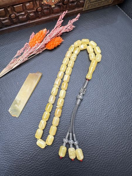 Rus Kaya Kapsül Model Damla Kehribar Tesbih