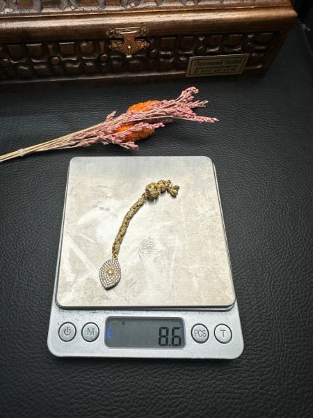 Özel Tasarım  Diamond Serisi Gümüş Püskül