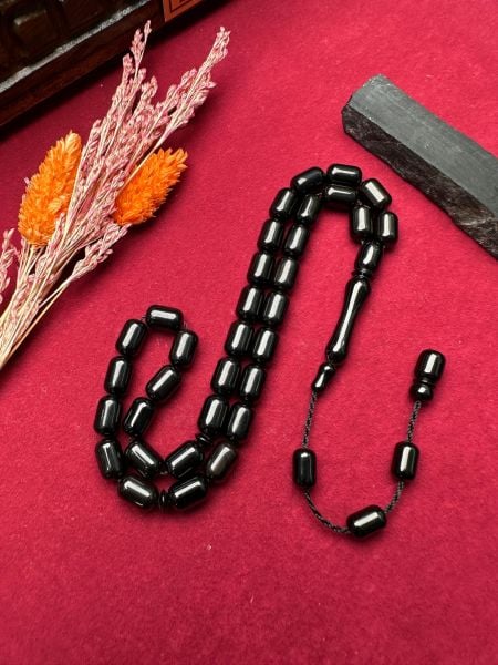 Kapsül Model Sade Erzurum Oltu taşı Tesbih