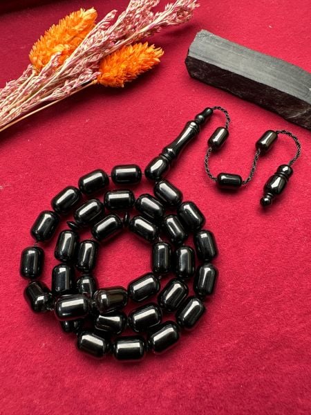 Kapsül Model Sade Erzurum Oltu taşı Tesbih