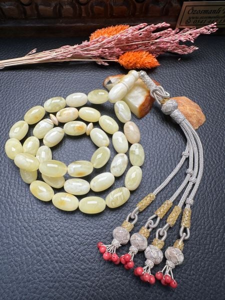 Rus Kaya Damla Kehribar Tesbih