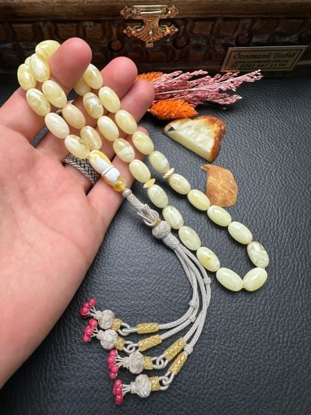 Rus Kaya Damla Kehribar Tesbih