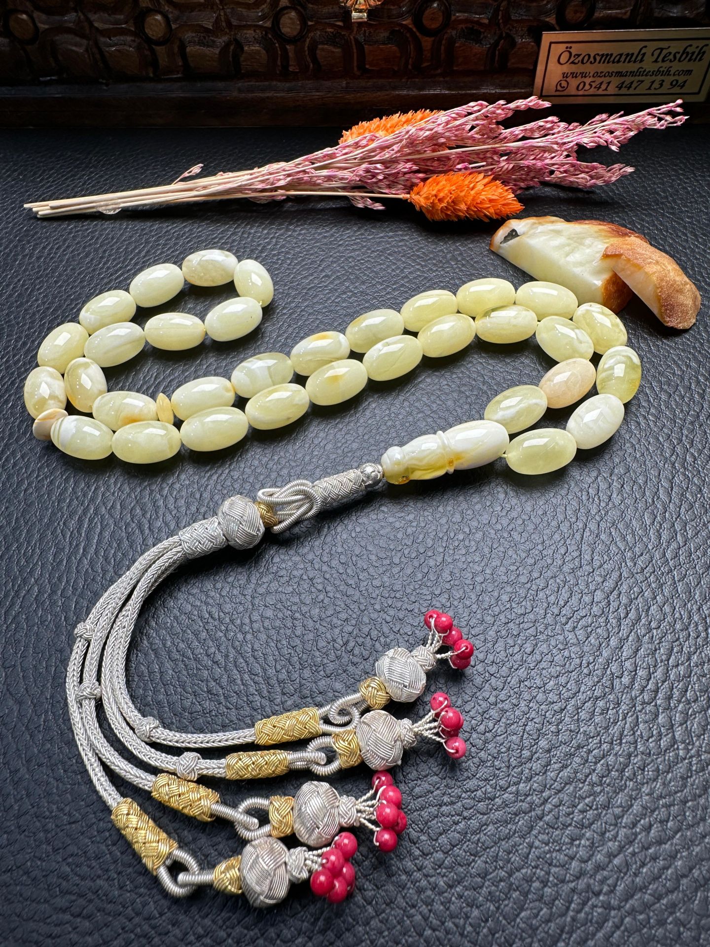 Rus Kaya Damla Kehribar Tesbih