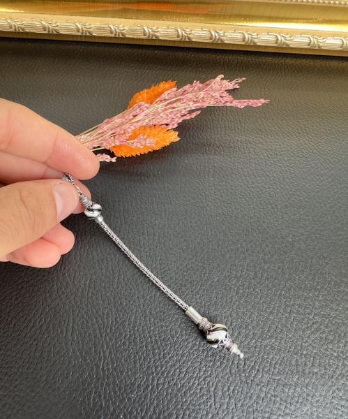 Özel Taraftar Tasarım Mineli Gümüş Püskül