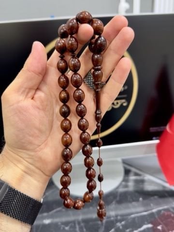 Armudi Model Jumbo Boy Yılan Ağacı Tesbih