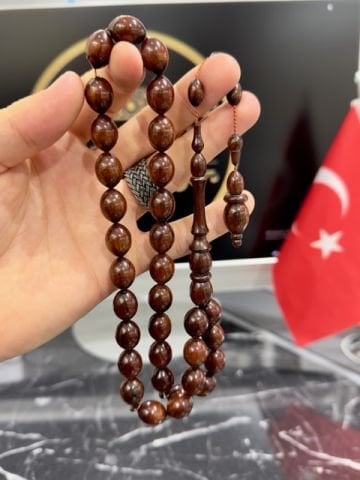 Armudi Model Jumbo Boy Yılan Ağacı Tesbih