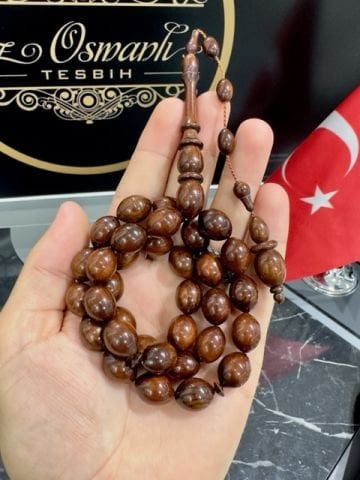 Armudi Model Jumbo Boy Yılan Ağacı Tesbih