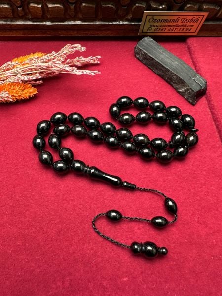Beyzi Model Sade Erzurum Oltu taşı Tesbih
