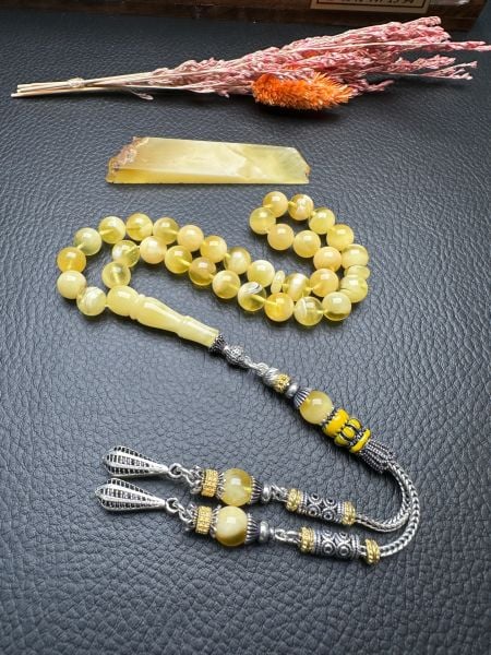 Rus Kaya Damla Kehribar Tesbih