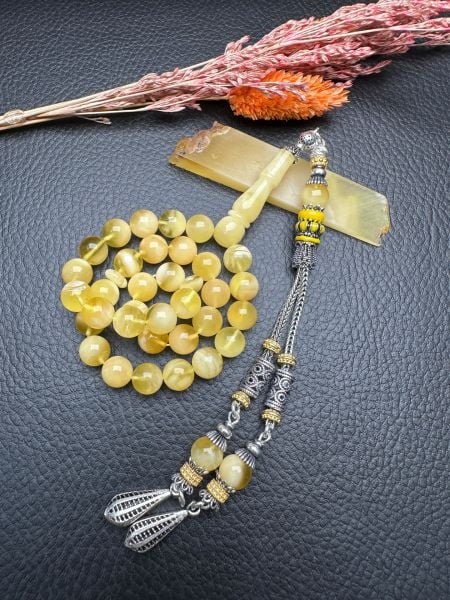 Rus Kaya Damla Kehribar Tesbih