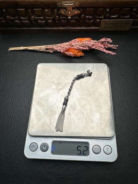 Özel Tasarım Diamond Tasarım Gümüş Püskül