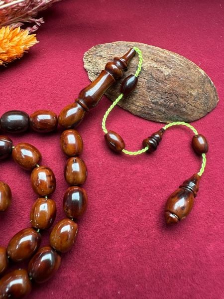 Kapsül Model Kınalı  Sade Kuka Tesbih
