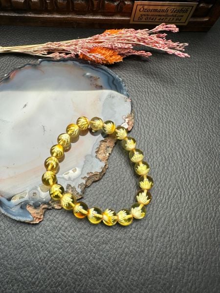 Damla Kehribar Bileklik