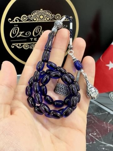 Kesme Model Çubuk Sıkma Kehribar Tesbih