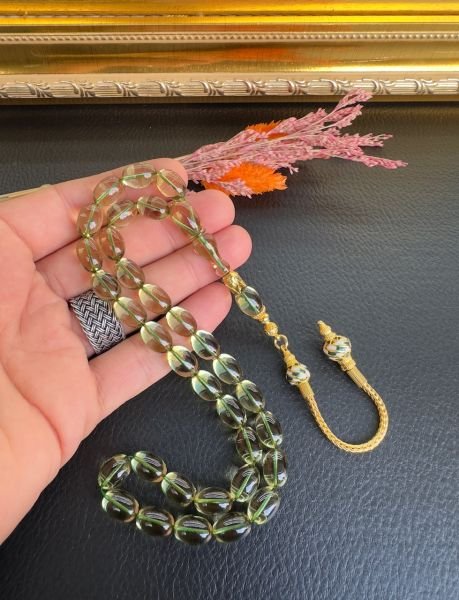 Yakup Kara Badem Model Zar Kehribar Tesbih