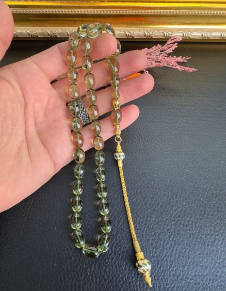 Yakup Kara Badem Model Zar Kehribar Tesbih