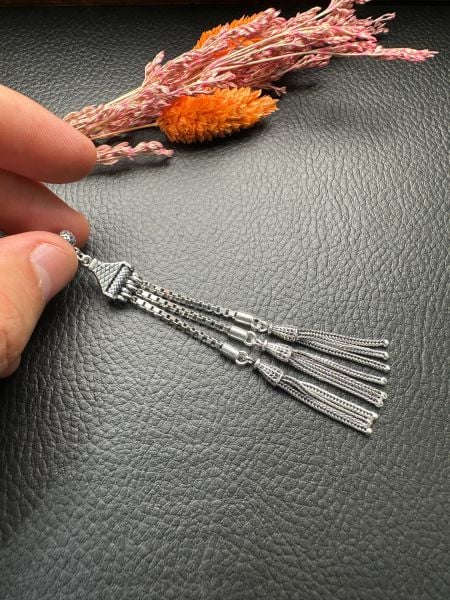 Özel Tasarım Gümüş Püskül