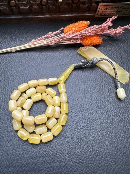 Rus Kaya Damla Kehribar Tesbih