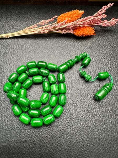 Yeşil Renk Kapsül Model Katalin Tesbih