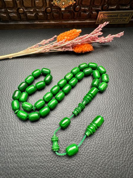 Yeşil Renk Kapsül Model Katalin Tesbih