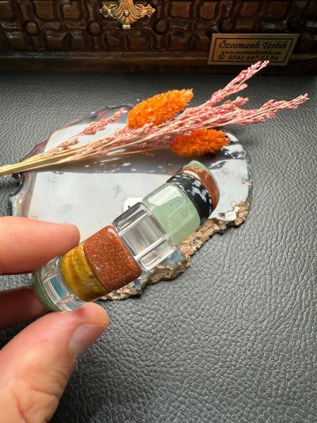Rolex Model Mix Doğal Taş Bileklik