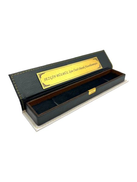 Özel Tasarım Deri Tesbih Kutusu