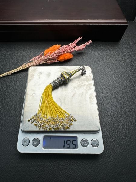 ﻿Özel Tasarım Sarı Renk Osmanlı Saray Püskül