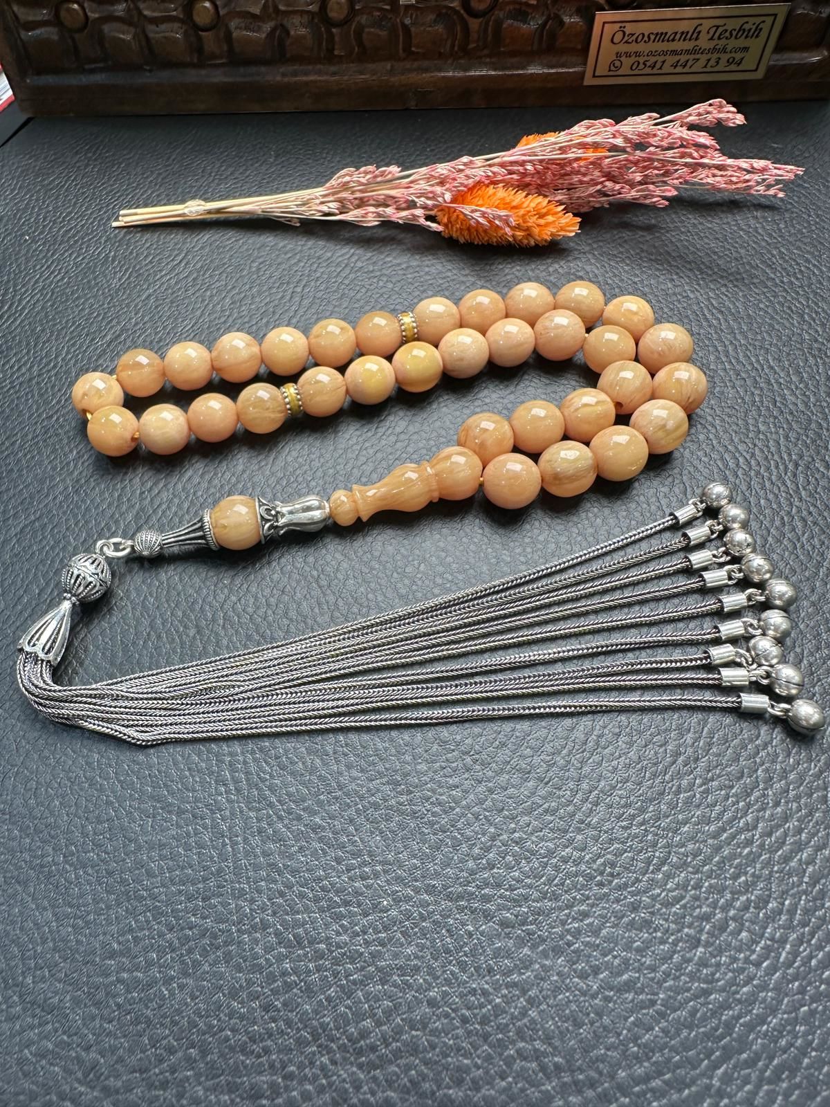 Küre Model Sıkma Kehribar Tesbih