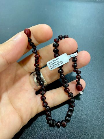 Baltık Damla Kehribar Bebek Kolye
