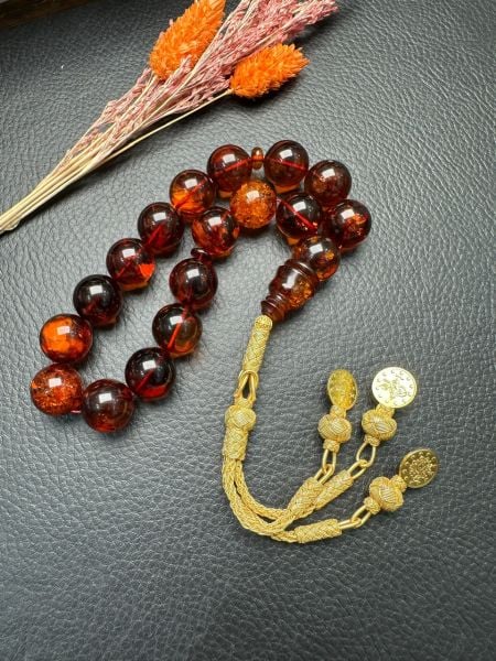 Rus Kaya Damla Kehribar Maskot Tesbih