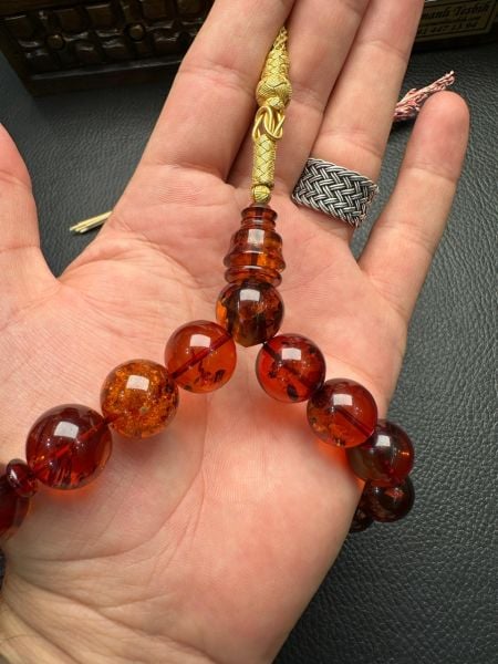 Rus Kaya Damla Kehribar Maskot Tesbih