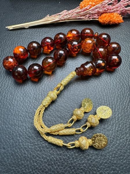 Rus Kaya Damla Kehribar Maskot Tesbih