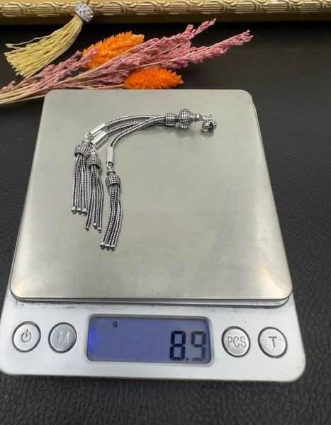 Fizyon Model Üçlü Gümüş Püskül