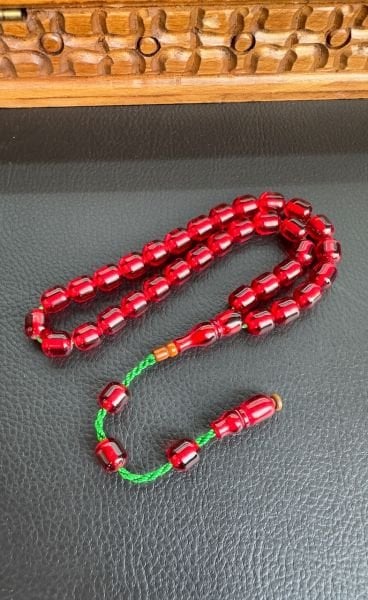 Kapsül Model Ateş Kehribar Tesbih