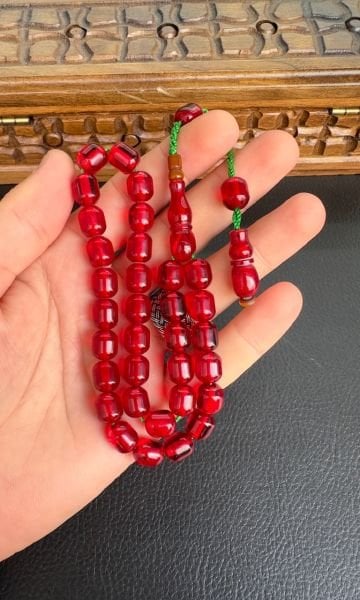 Kapsül Model Ateş Kehribar Tesbih