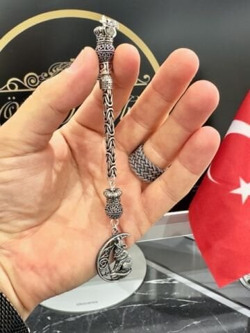 Bozkurt Model 925 Ayar Gümüş Püskül