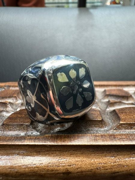 Özel Savat İşçiliği Gümüş Yüzük